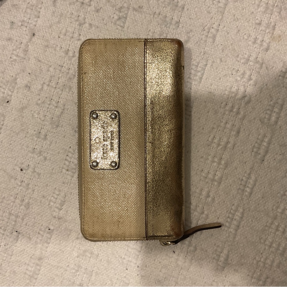 Kate Spade Gold Metallic Wallet